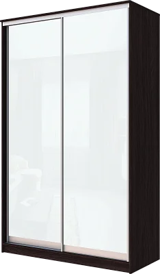 картинка 2-х дверный шкаф-купе с цветной пленкой Белый №10 2400 1362 620 от магазина КУПИ КУПЕ